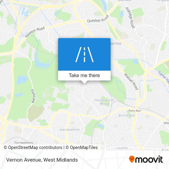 Vernon Avenue map