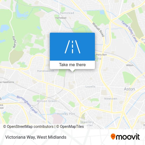Victoriana Way map