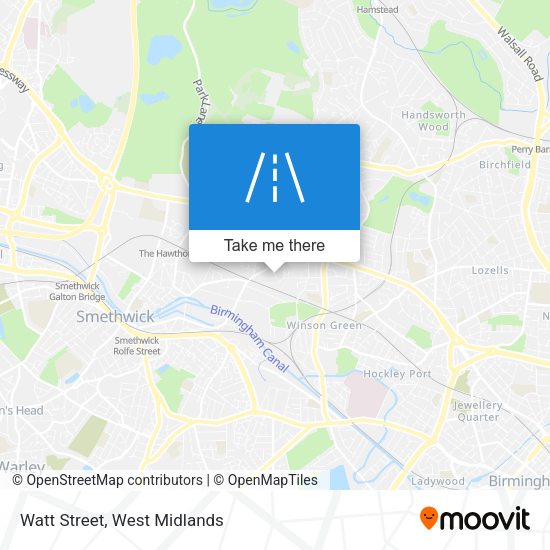 Watt Street map