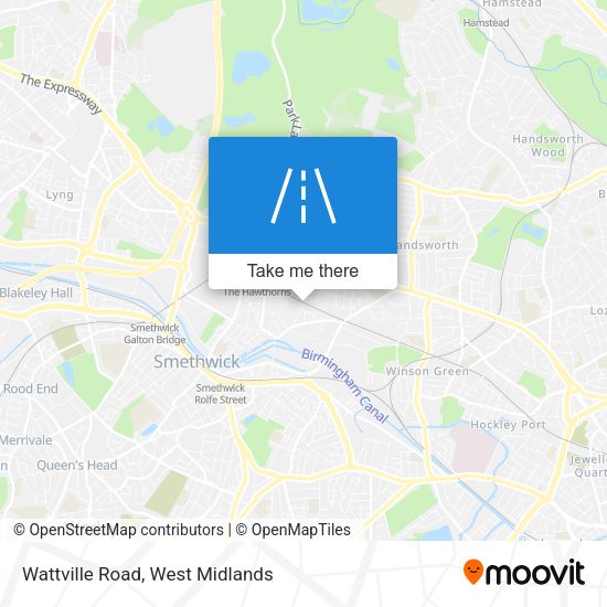Wattville Road map