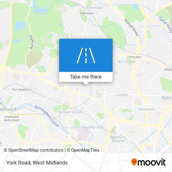 York Road map