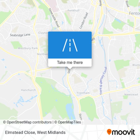 Elmstead Close map