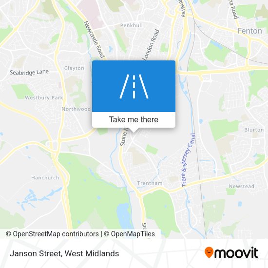 Janson Street map