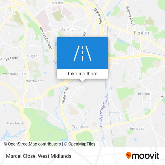 Marcel Close map