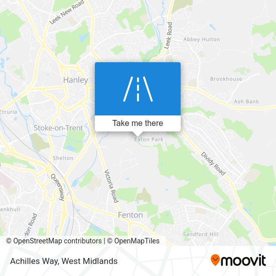 Achilles Way map