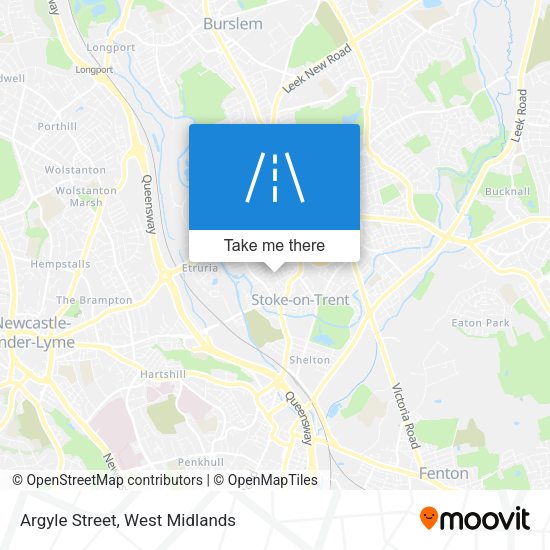 Argyle Street map
