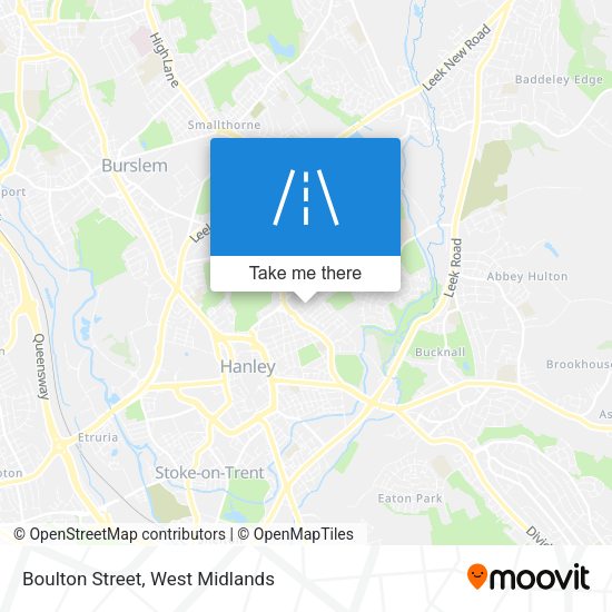 Boulton Street map