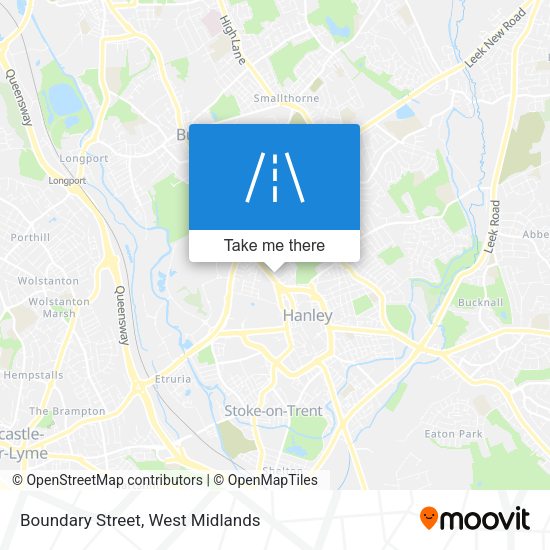 Boundary Street map