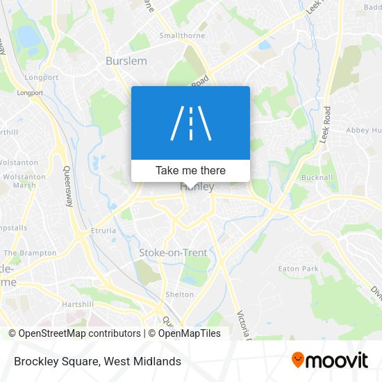 Brockley Square map