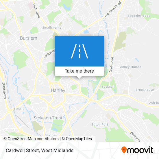 Cardwell Street map