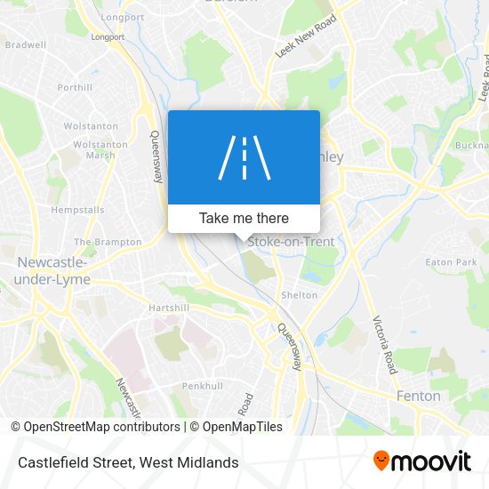 Castlefield Street map