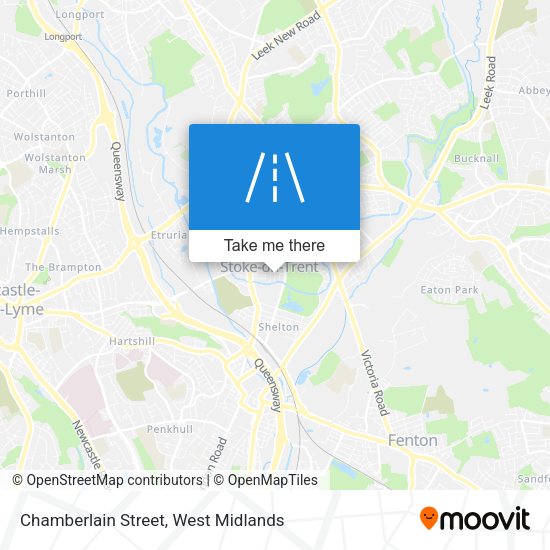Chamberlain Street map