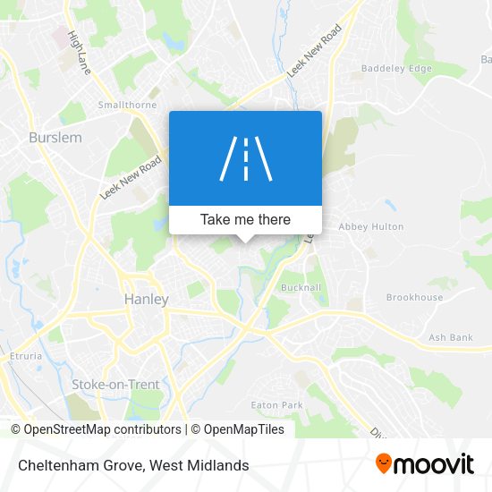 Cheltenham Grove map