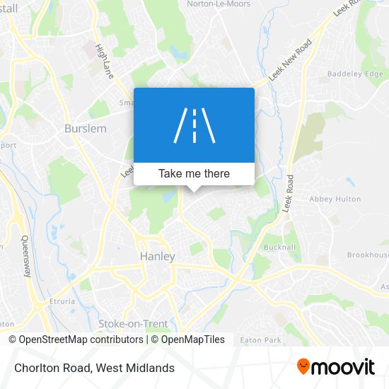Chorlton Road map