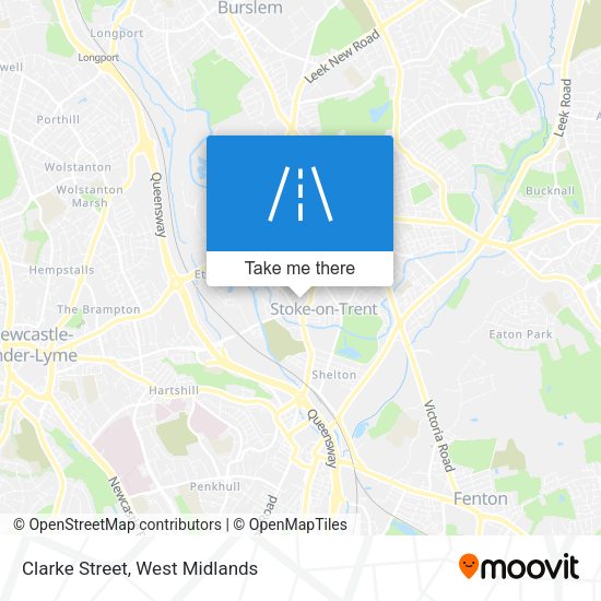 Clarke Street map