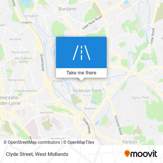 Clyde Street map