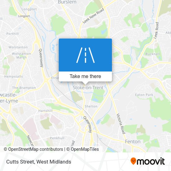 Cutts Street map