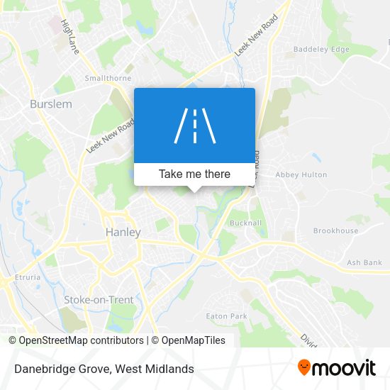 Danebridge Grove map