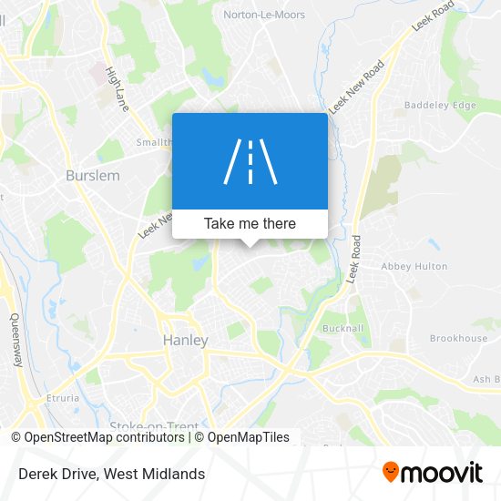 Derek Drive map