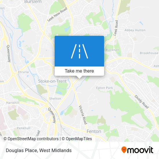 Douglas Place map