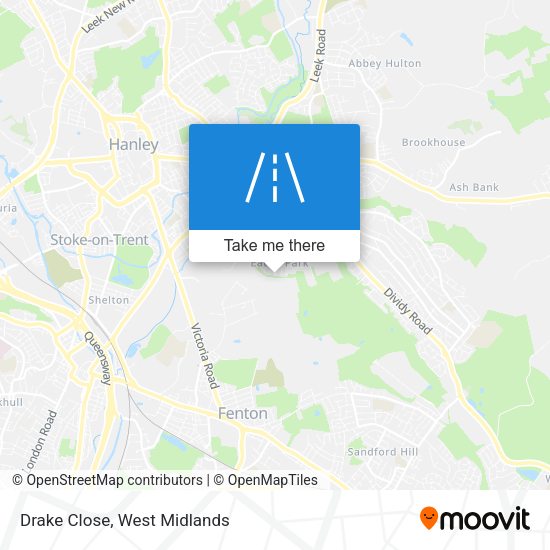 Drake Close map