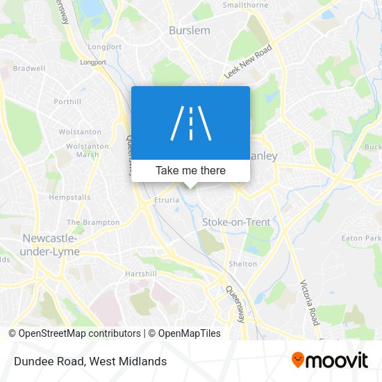 Dundee Road map