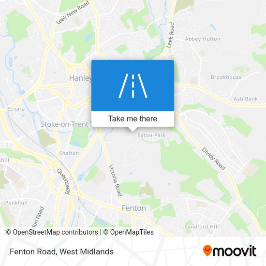 Fenton Road map