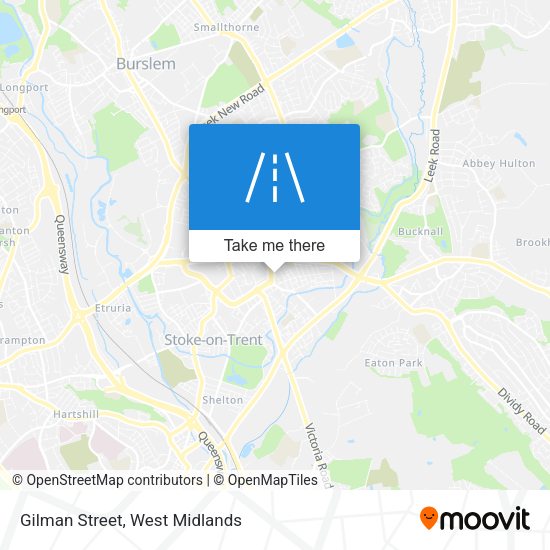 Gilman Street map