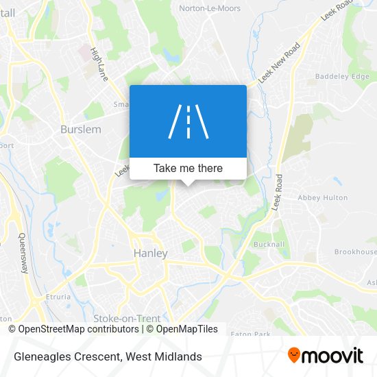 Gleneagles Crescent map