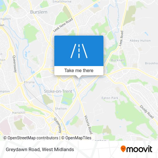 Greydawn Road map