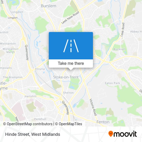 Hinde Street map