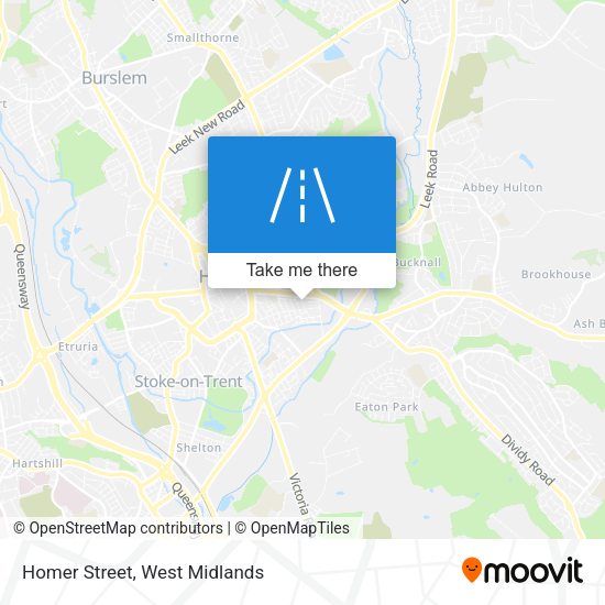 Homer Street map