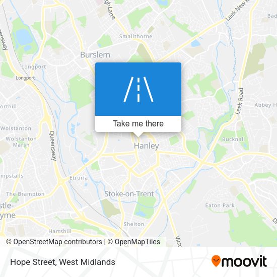 Hope Street map