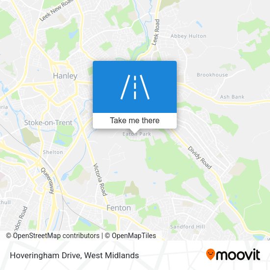 Hoveringham Drive map