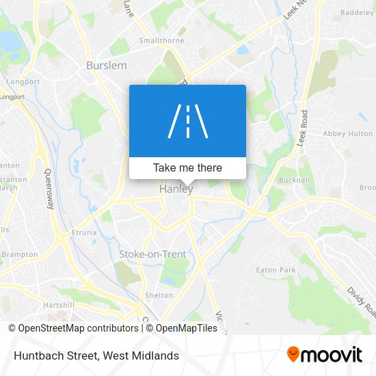 Huntbach Street map