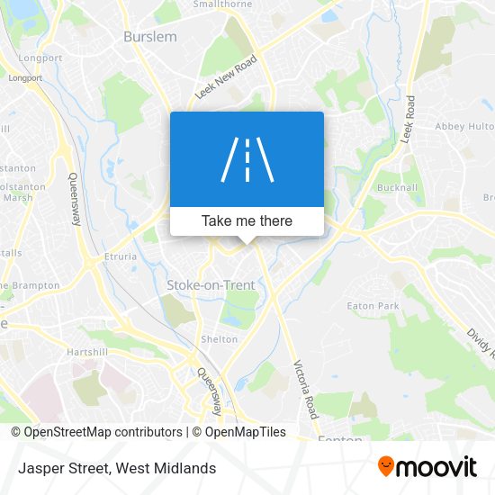 Jasper Street map