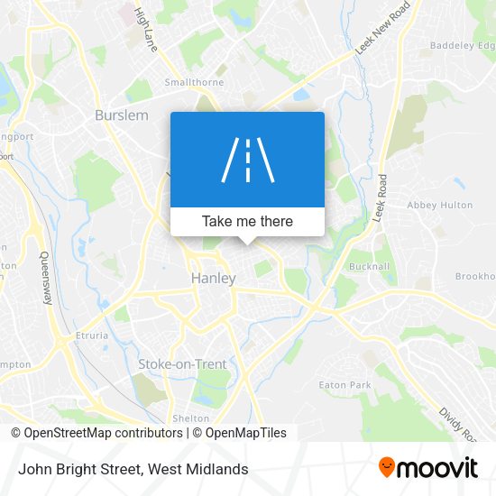 John Bright Street map