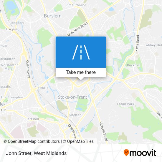 John Street map