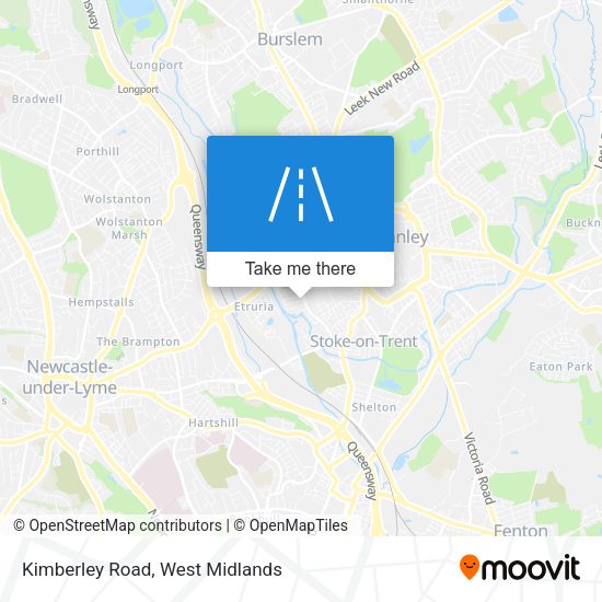 Kimberley Road map