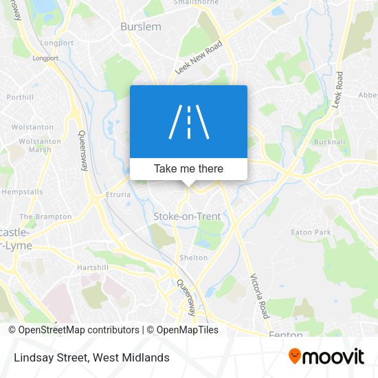 Lindsay Street map