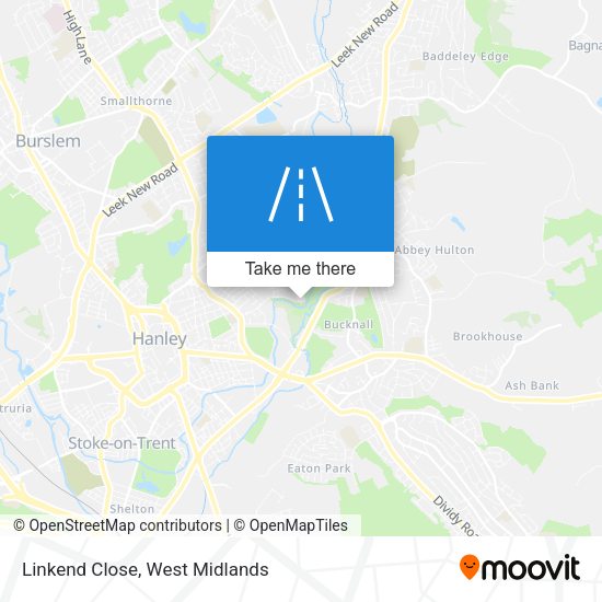 Linkend Close map