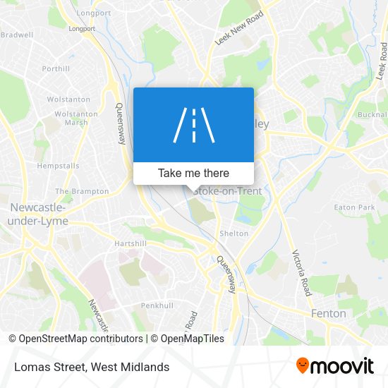 Lomas Street map