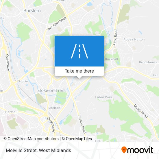 Melville Street map