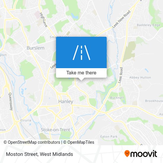 Moston Street map