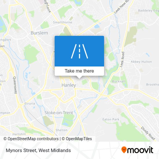 Mynors Street map