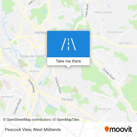 Peacock View map