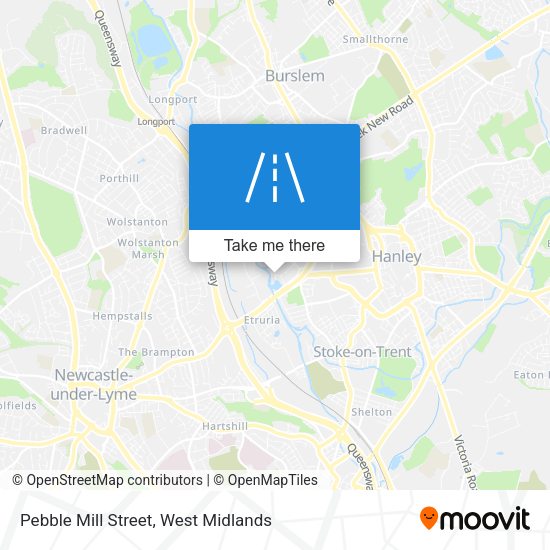 Pebble Mill Street map
