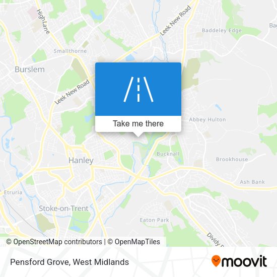 Pensford Grove map