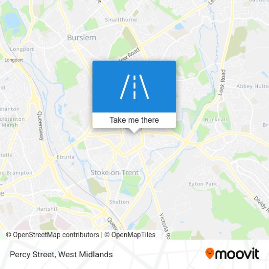 Percy Street map