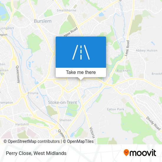 Perry Close map